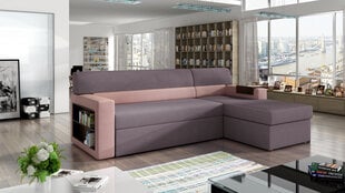 Мягкий угловой диван Rico, фиолетовый / розовый цена и информация | Угловые диваны | hansapost.ee