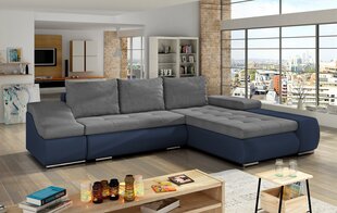Мягкий угловой диван  Ontario , серый / синий цена и информация | Угловые диваны | hansapost.ee