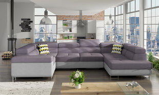 Универсальный угловой диван Letto, фиолетовый / серый цена и информация | Угловые диваны | hansapost.ee