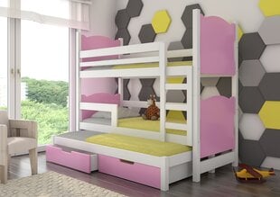 Детские двухъярусные кровати LETICIA цена и информация | Детские кровати | hansapost.ee