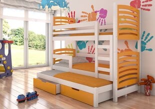 Narivoodi Soria, oranž/valge цена и информация | Детские кровати | hansapost.ee