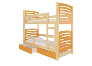 Двухъярусная кровать с матрасом Osuna цена и информация | Детские кровати | hansapost.ee