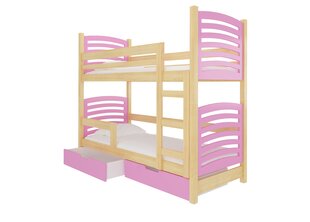 Narivoodi Osuna, roosa/puit цена и информация | Детские кровати | hansapost.ee