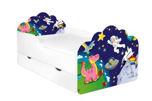Детская кровать с матрасом и ящиком для постельного белья POLA 33, 160x80 см цена и информация | Детские кровати | hansapost.ee