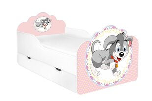 Детская кровать с матрасом и ящиком для постельного белья POLA 50, 160x80 см цена и информация | Детские кровати | hansapost.ee