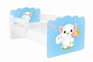 Кровать с матрасом и съемной защитой ALEX 10, 140x70 см цена и информация | Детские кровати | hansapost.ee