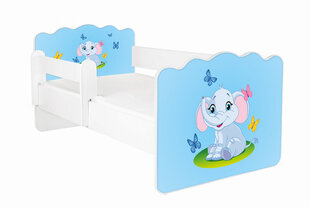 Кровать с матрасом и съемной защитой ALEX 25, 140x70 см цена и информация | Детские кровати | hansapost.ee