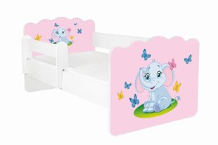 Кровать с матрасом и съемной защитой ALEX 39, 140x70 см цена и информация | Детские кровати | hansapost.ee