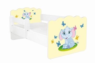 Кровать с матрасом и съемной защитой ALEX 40, 140x70 см цена и информация | Детские кровати | hansapost.ee