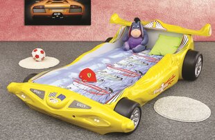 Кровать с матрасом Formula 1, желтая цена и информация | Детские кровати | hansapost.ee
