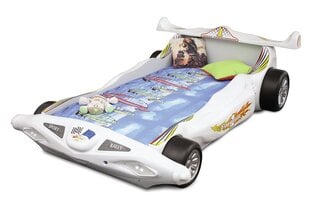 Кровать с матрасом Formula 1, белая цена и информация | Детские кровати | hansapost.ee