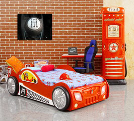 Кровать с матрасом Monza, красная цена и информация | Детские кровати | hansapost.ee
