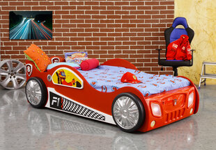 Кровать с матрасом Monza, красная цена и информация | Детские кровати | hansapost.ee
