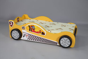 Voodi koos madratsiga Monza Mini, kollane hind ja info | Plastiko Lastetoamööbel | hansapost.ee