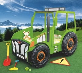Voodi koos madratsiga Tractor, roheline hind ja info | Lastevoodid | hansapost.ee