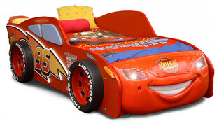 Кровать с матрасом McQueen MDF, красная цена и информация | Детские кровати | hansapost.ee