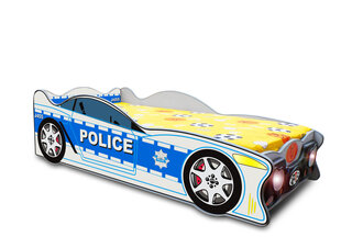 Voodi koos madratsiga Speedy Police, 140x70 cm hind ja info | Lastevoodid | hansapost.ee