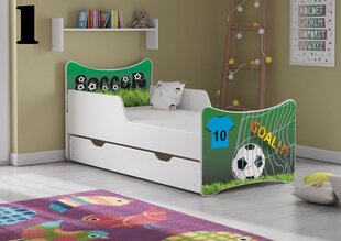 Кровать с матрасом и ящиком SMB Medium 1, 160x80 см цена и информация | Детские кровати | hansapost.ee