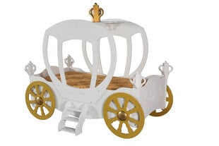 Кровать с матрасом Princess Carriage, белая  цена и информация | Детскиe кровати | hansapost.ee