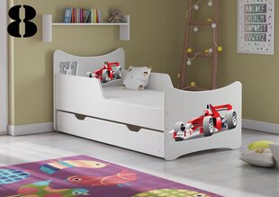 Кровать с матрасом и ящиком SMB Big 8, 180x90 см цена и информация | Детские кровати | hansapost.ee
