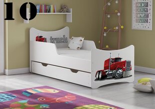 Кровать с матрасом и ящиком SMB Big 10, 180x90 см цена и информация | Детские кровати | hansapost.ee