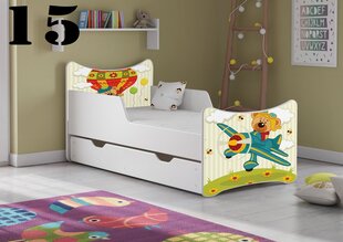 Кровать с матрасом и ящиком SMB Big 15, 180x90 см цена и информация | Детские кровати | hansapost.ee