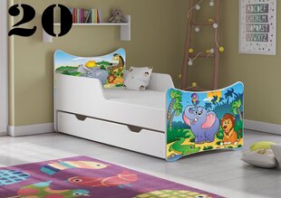 Кровать с матрасом и ящиком SMB Big 20, 180x90 см цена и информация | Детские кровати | hansapost.ee