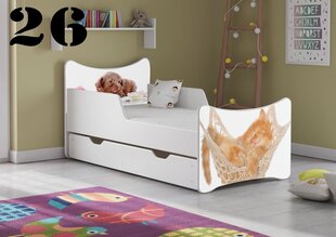 Кровать с матрасом и ящиком SMB Big 26, 180x90 см цена и информация | Детские кровати | hansapost.ee
