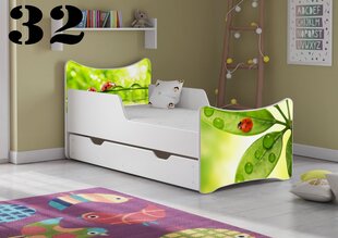Кровать с матрасом и ящиком SMB Big 32, 180x90 см цена и информация | Детские кровати | hansapost.ee