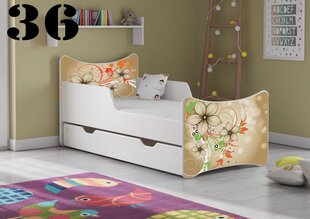 Кровать с матрасом и ящиком SMB Big 36, 180x90 см цена и информация | Детские кровати | hansapost.ee