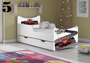 Кровать с матрасом и ящиком SMB Medium 5, 160x80 см цена и информация | Детские кровати | hansapost.ee