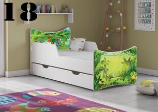 Кровать с матрасом и ящиком SMB Medium 18, 160x80 см цена и информация | Детские кровати | hansapost.ee