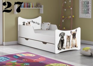 Кровать с матрасом и ящиком SMB Medium 27, 160x80 см цена и информация | Детские кровати | hansapost.ee
