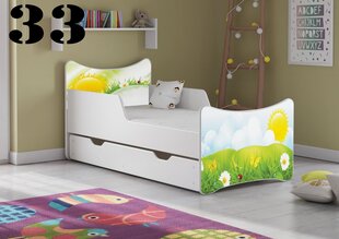 Кровать с матрасом и ящиком SMB Medium 33, 160x80 см цена и информация | Детские кровати | hansapost.ee