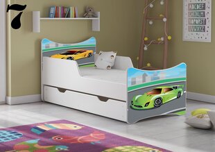 Кровать с матрасом и ящиком SMB Small 7, 140x70 см цена и информация | Детские кровати | hansapost.ee