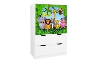 Полка Ami с дверьми 1, 45x80x125 см цена и информация | Полки для книг и игрушек | hansapost.ee