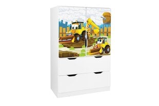 Полка Ami с дверцами 38, 45x80x125 см цена и информация | Полки для книг и игрушек | hansapost.ee