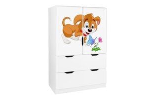 Полка Ami с дверьми 45, 45x80x125 см цена и информация | Полки для книг и игрушек | hansapost.ee
