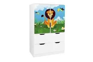Полка Ami с дверями 58, 45x80x125 см цена и информация | Полки для книг и игрушек | hansapost.ee