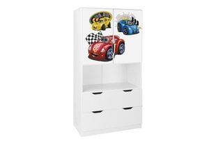 Шкаф Ami с дверцами 2, 45x80x160 см цена и информация | Полки для книг и игрушек | hansapost.ee