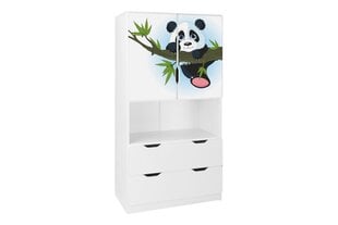 Шкаф Ami с дверцами 4, 45x80x160 см цена и информация | Полки для книг и игрушек | hansapost.ee