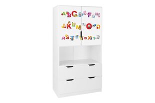Полка Ami с дверьми 15, 45x80x160 см цена и информация | Полки для книг и игрушек | hansapost.ee