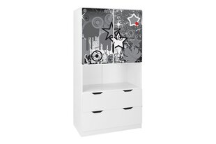 Шкаф Ami с дверцами 36, 45x80x160 см цена и информация | Полки для книг и игрушек | hansapost.ee