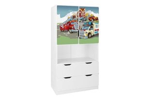 Шкаф Ami с дверцами 37, 45x80x160 см цена и информация | Полки для книг и игрушек | hansapost.ee