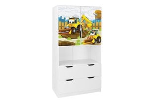 Полка Ami с дверцами 38, 45x80x160 см цена и информация | Полки для книг и игрушек | hansapost.ee