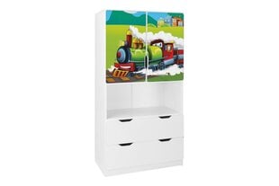 Полка Ami с дверцами 42, 45x80x160 см цена и информация | Полки для книг и игрушек | hansapost.ee