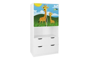 Полка Ami с дверями 59, 45x80x160 см  цена и информация | Полки для книг и игрушек | hansapost.ee