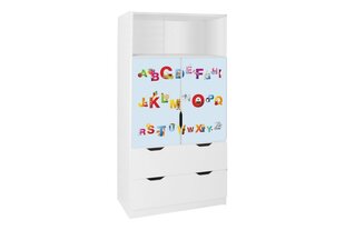 Полка Ami с дверцами 21B, 45x80x160 см цена и информация | Полки для книг и игрушек | hansapost.ee