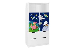 Полка Ami с дверьми 33B, 45x80x160 см цена и информация | Полки для книг и игрушек | hansapost.ee