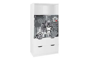 Шкаф Ami с дверцами 36B, 45x80x160 см цена и информация | Полки для книг и игрушек | hansapost.ee